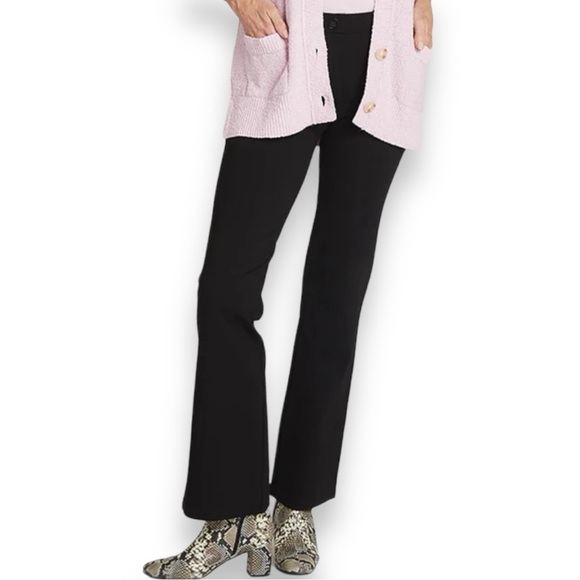 Betabrand Boot-Cut Classic Dress Pant Yoga Pant Black Size XXL - Picture 3 of 13